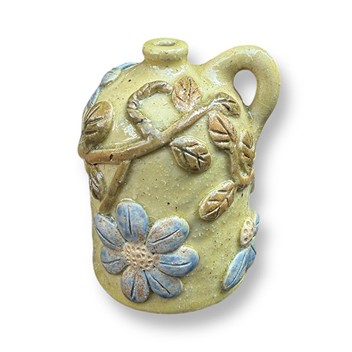 Tom & Judy Touchstone 3" Mini Decorative Floral Relief Jug DP6311